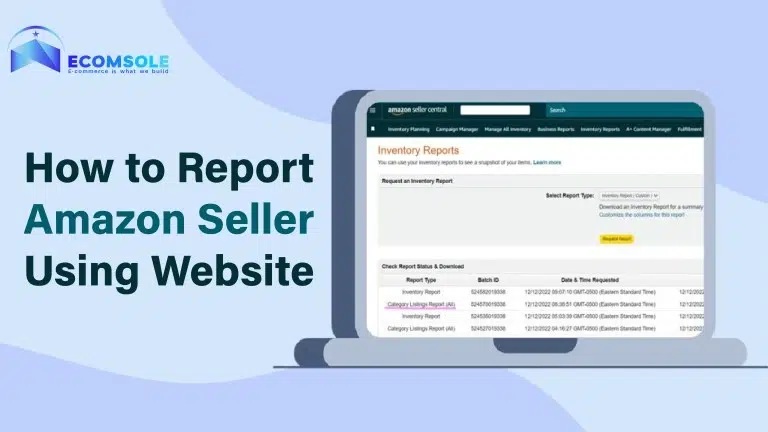 How to Report Amazon Seller Using website