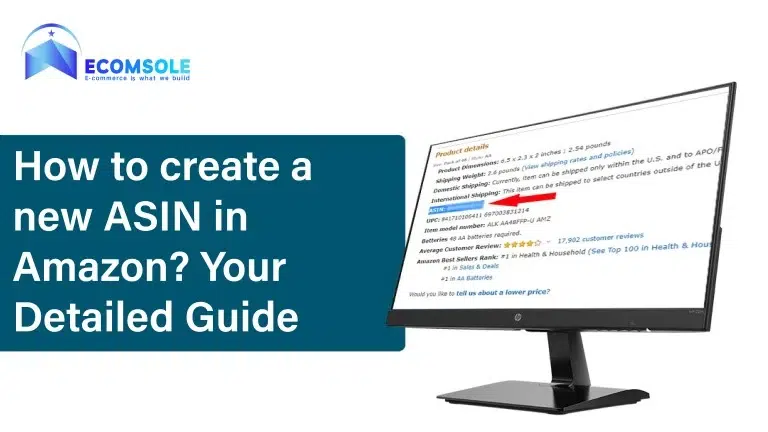 How to create a new ASIN in Amazon