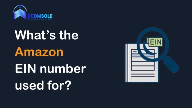 What’s the Amazon EIN number used for